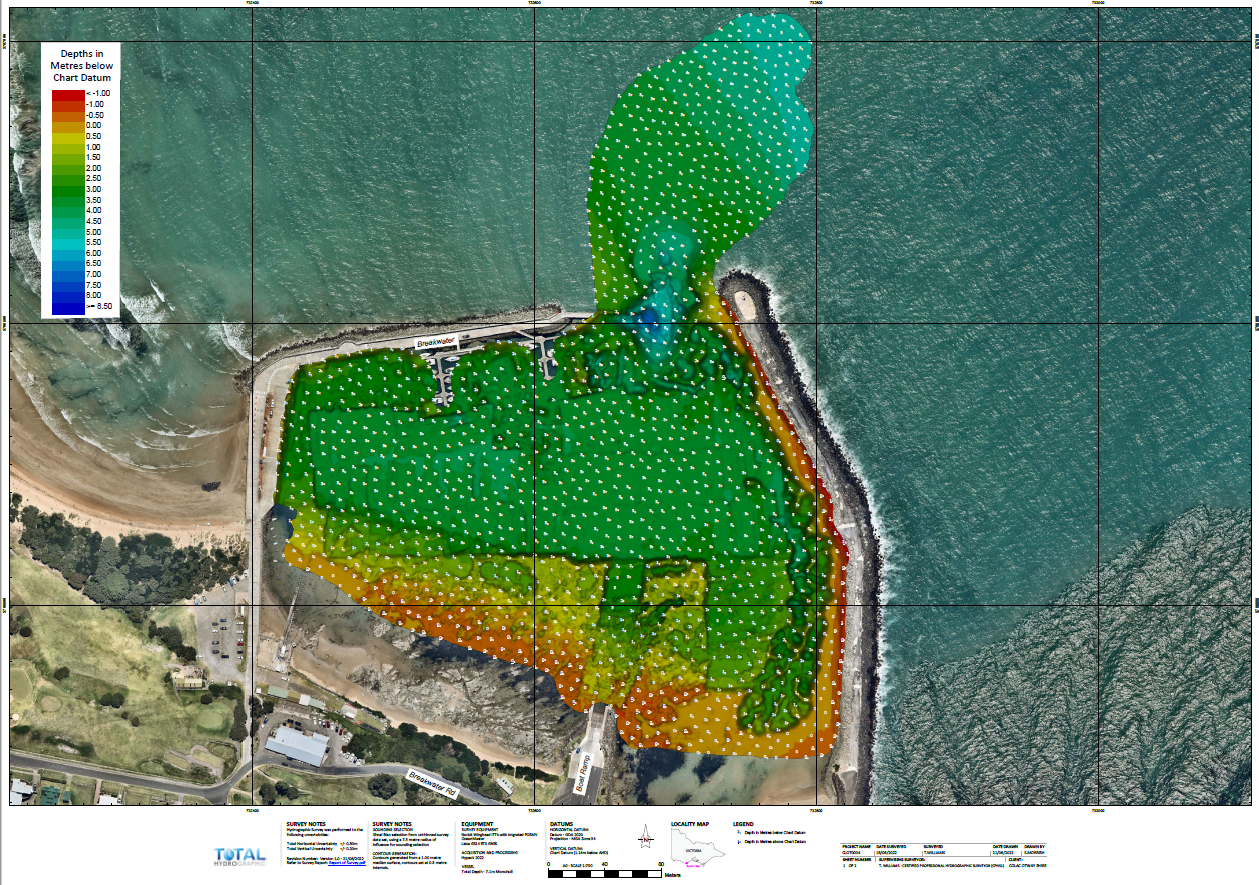 Dam SBES bathymetry